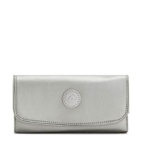 Kipling Money Land Metallic Snap Wallets Bright Metallic | AU 1785UZ